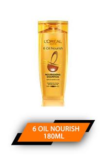 Loreal 6 Oil Nourish Shampoo 180ml